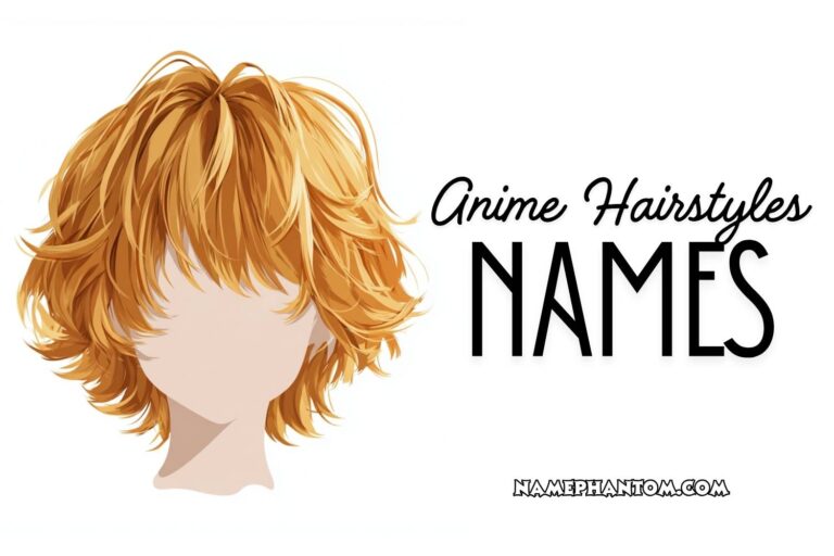 anime hairstyles names