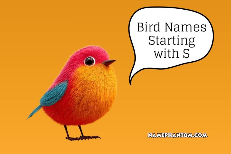 bird names starting with s