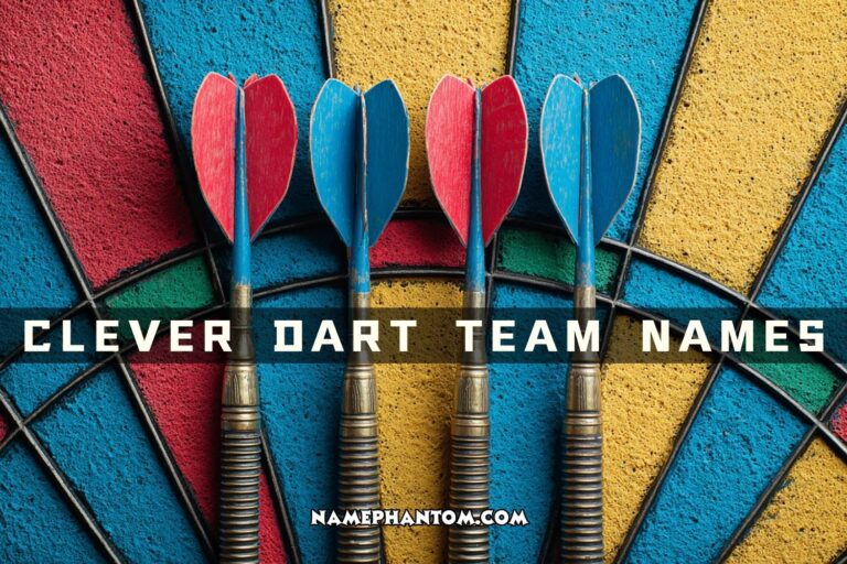 clever dart team names