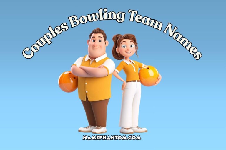 couples bowling team names
