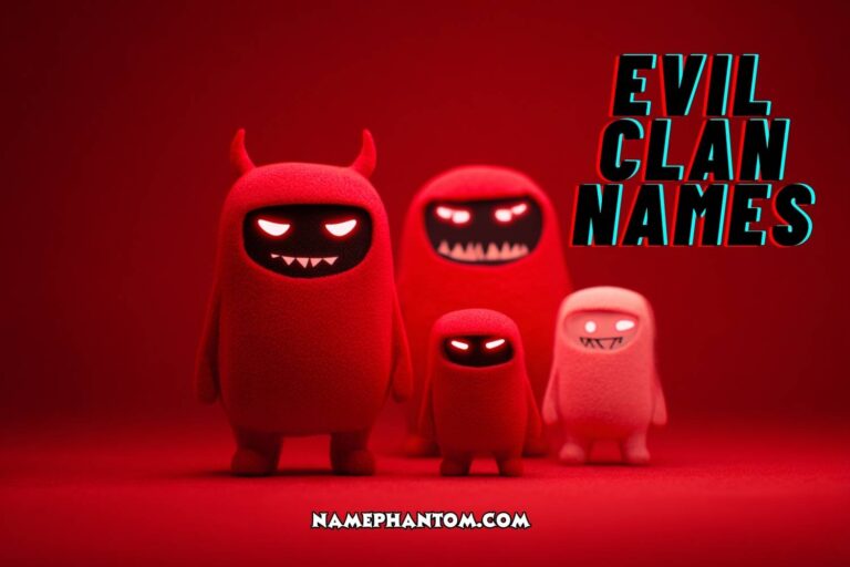 evil clan names