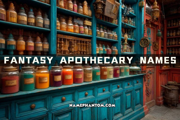 fantasy apothecary names