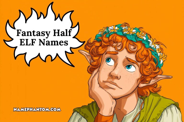 fantasy half elf names