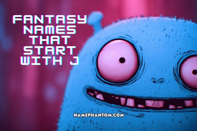 fantasy names that start with j