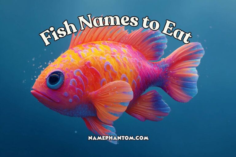 fish names to eat