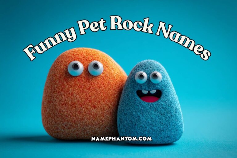 funny pet rock names