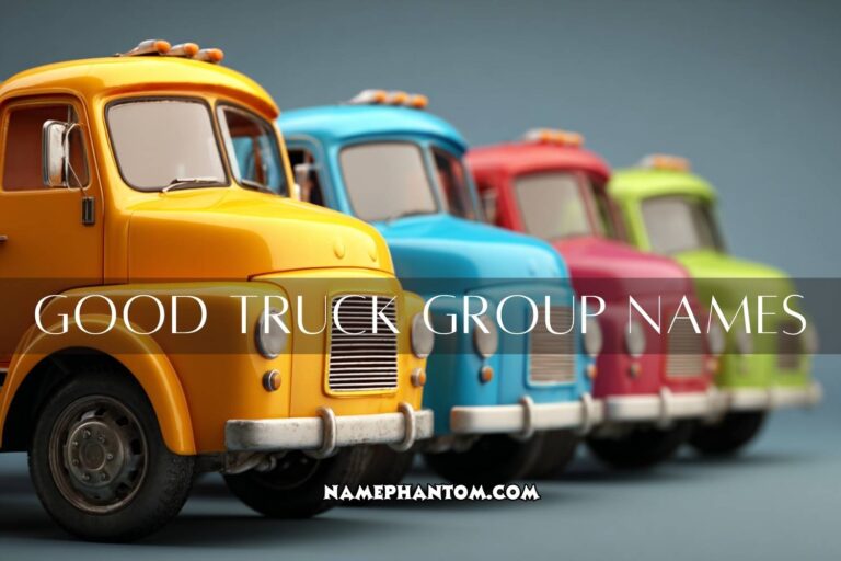 good truck group names