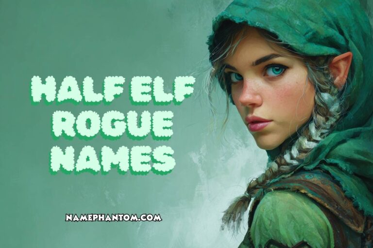 half elf rogue names