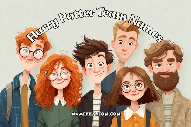 harry potter team names