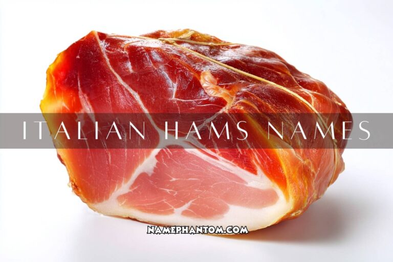italian hams names