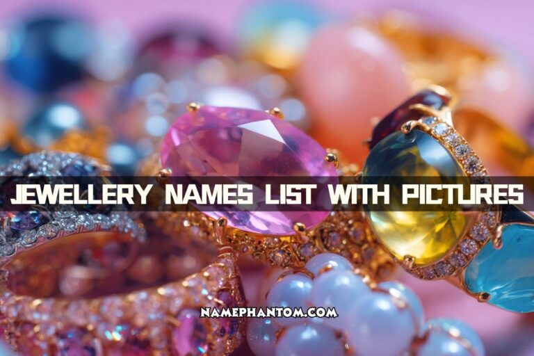 jewellery names list with pictures