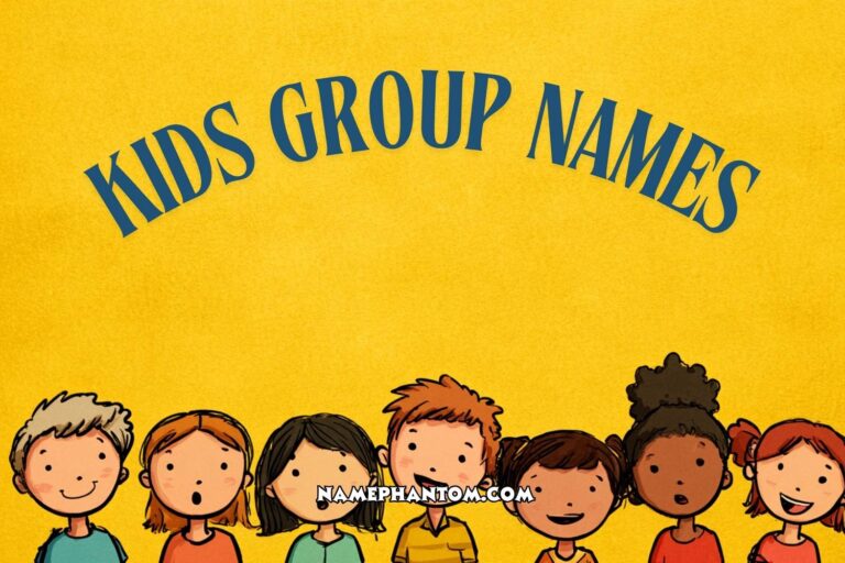 kids group names