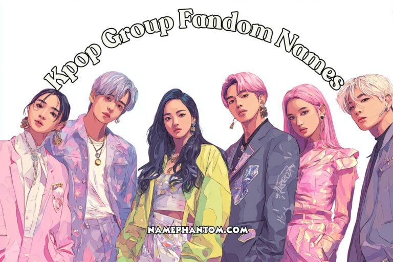 kpop group fandom names