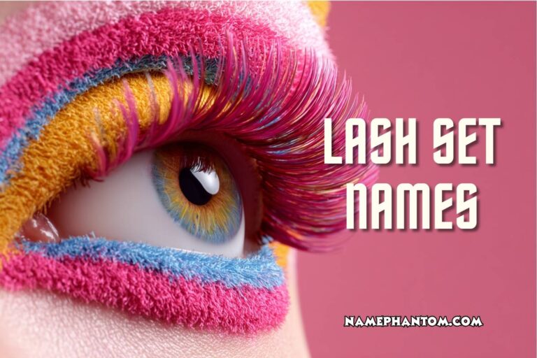 lash set names