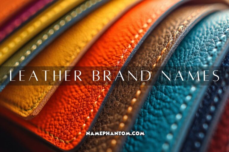 leather brand names
