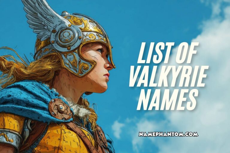 list of valkyrie names