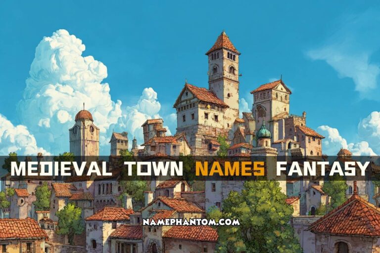 medieval town names fantasy