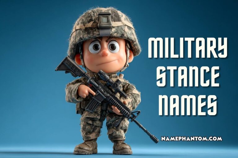 military stance names