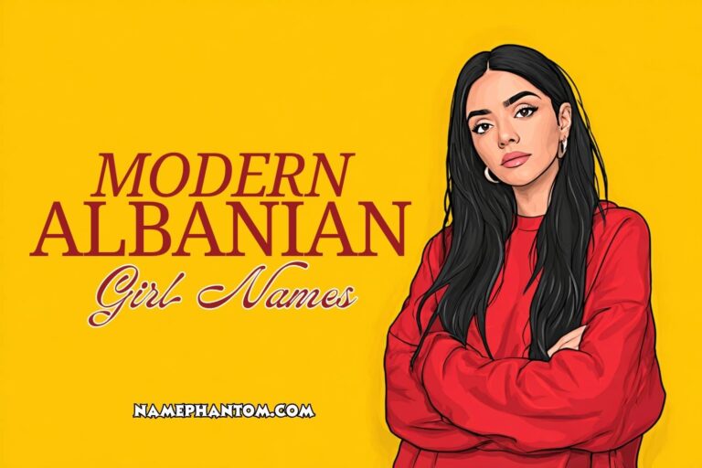 modern albanian girl names