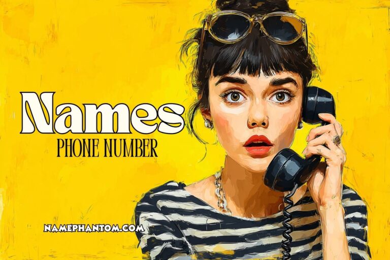names phone number