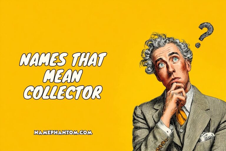 names that mean collector