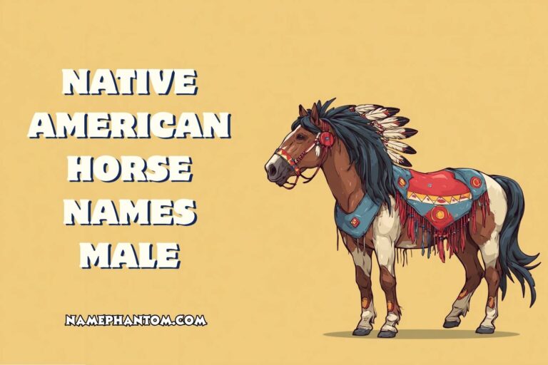 native american horse names male