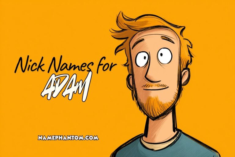 nick names for adam
