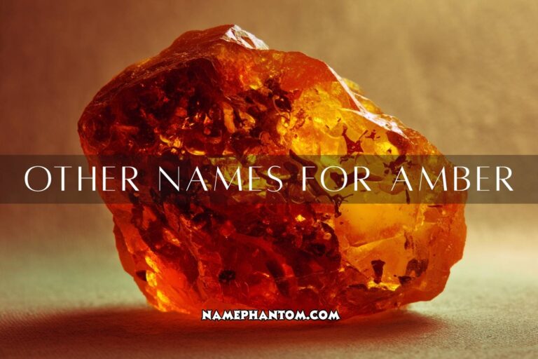 other names for amber
