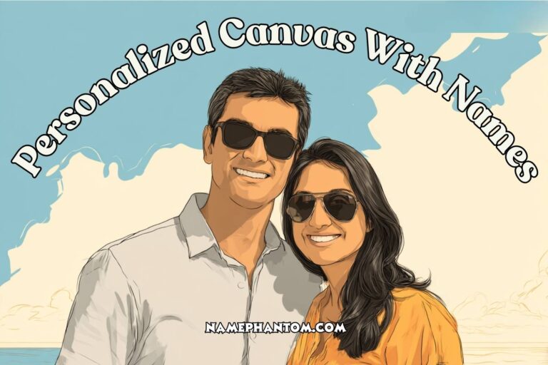 personalized canvas with names