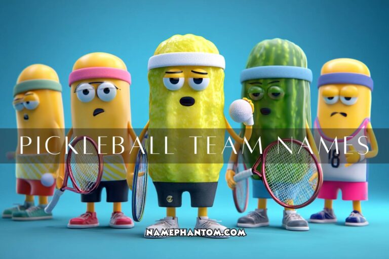 pickleball team names