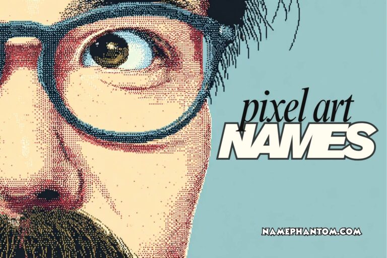pixel art names
