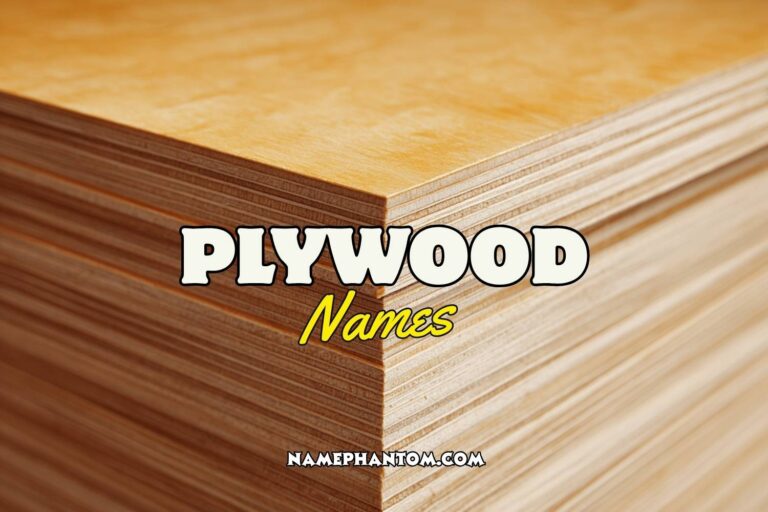 plywood names