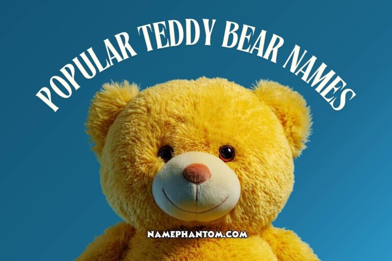 popular teddy bear names
