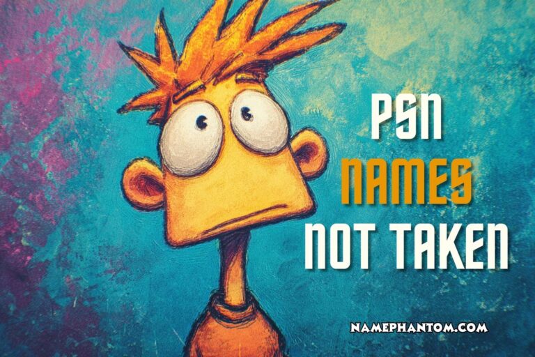psn names not taken