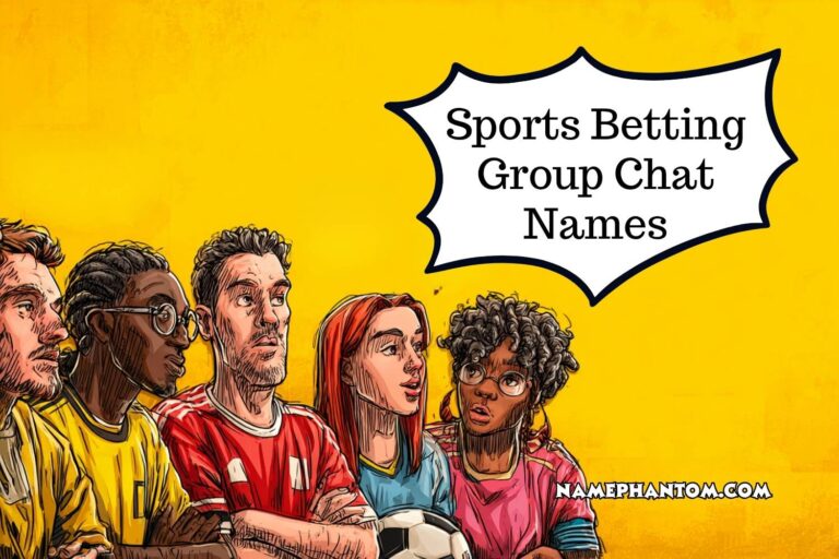 sports betting group chat names