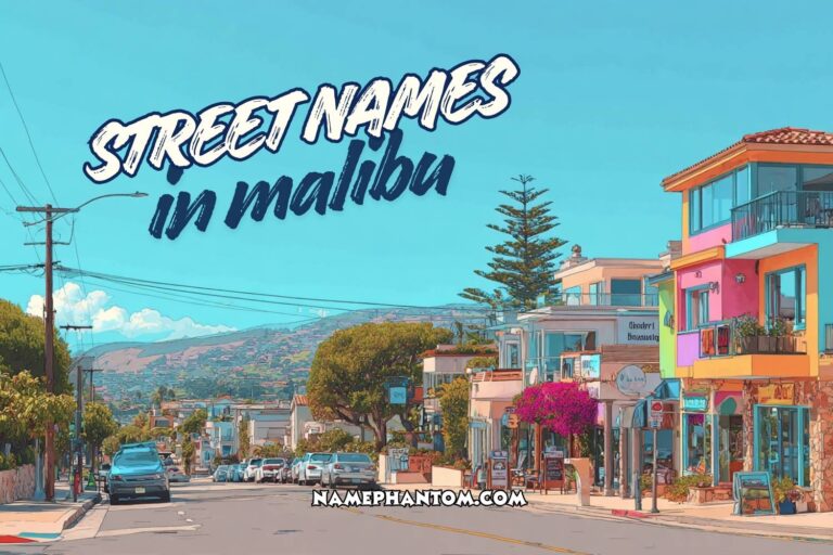 street names in malibu