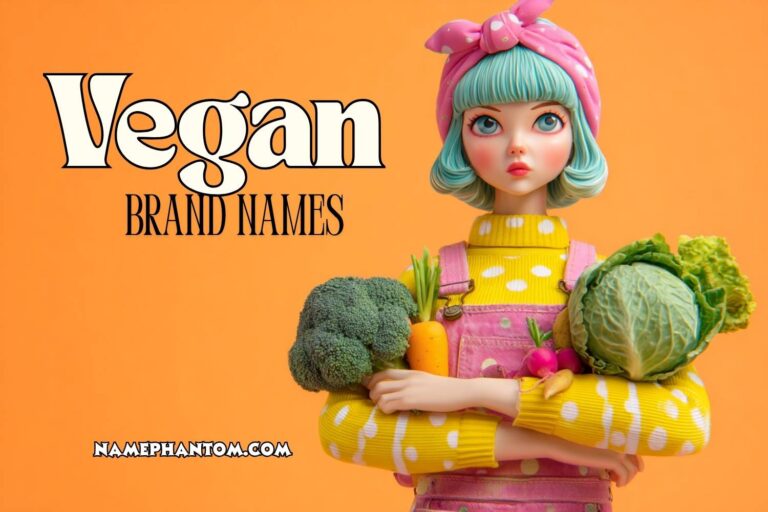 vegan brand names