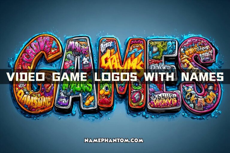 video game logos with names