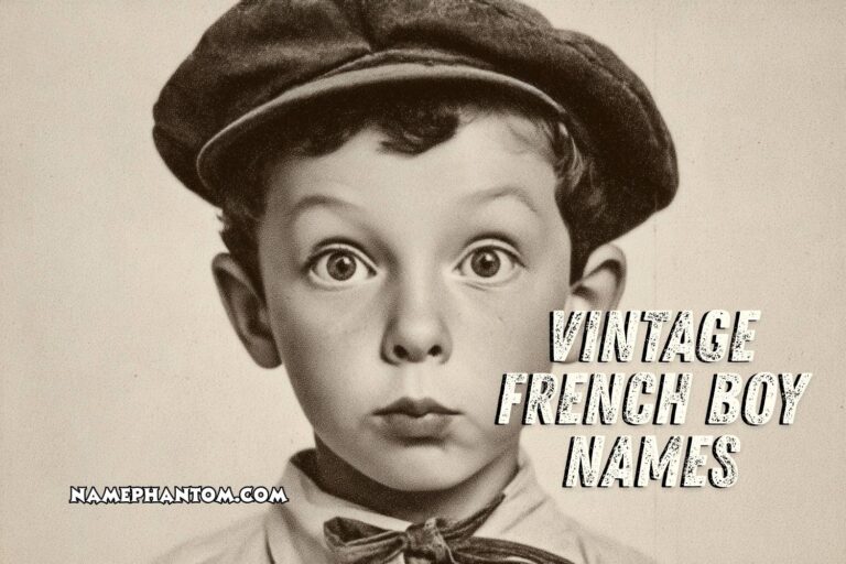 vintage french boy names