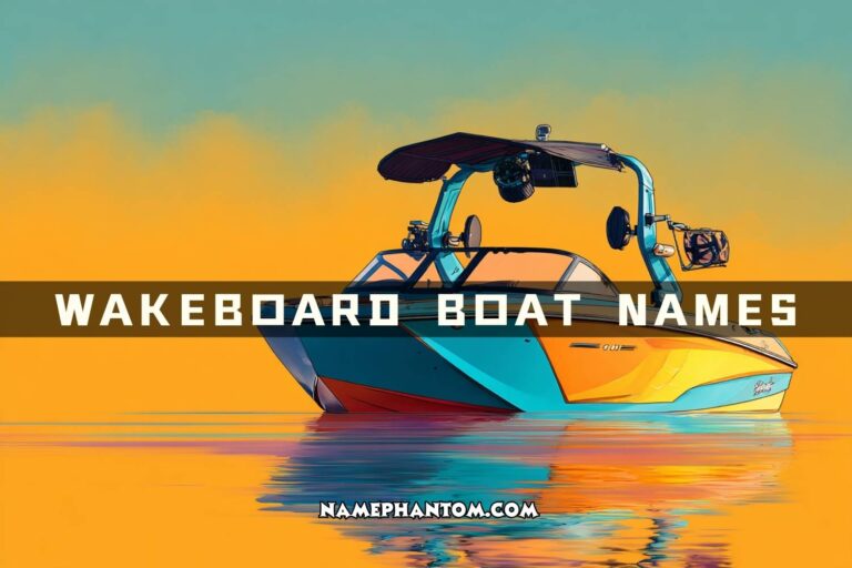 wakeboard boat names
