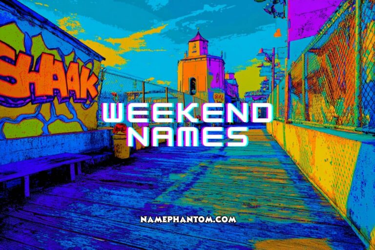 weekend names