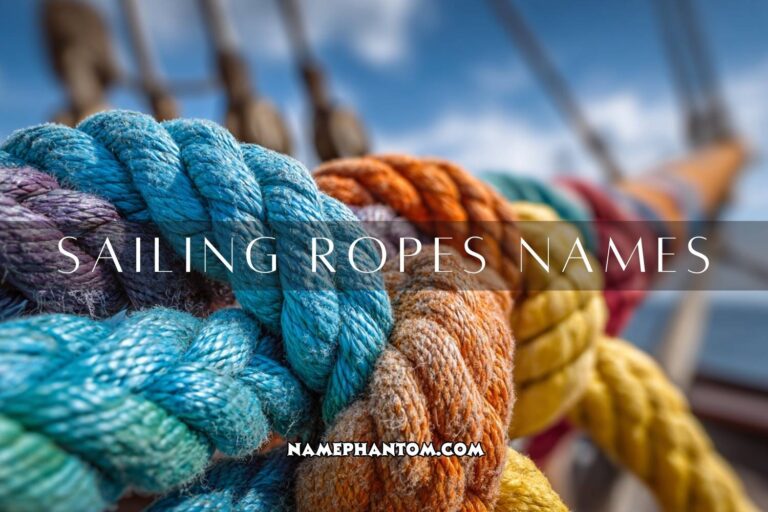 sailing ropes names