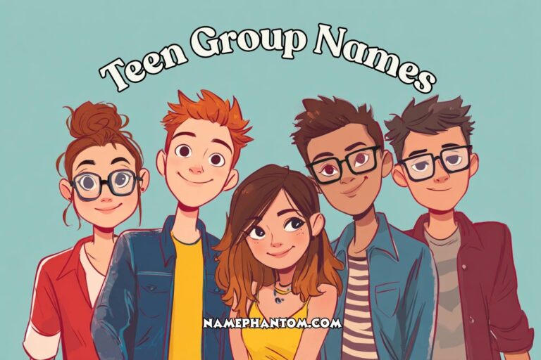 teen group names