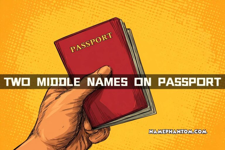 two middle names on passport