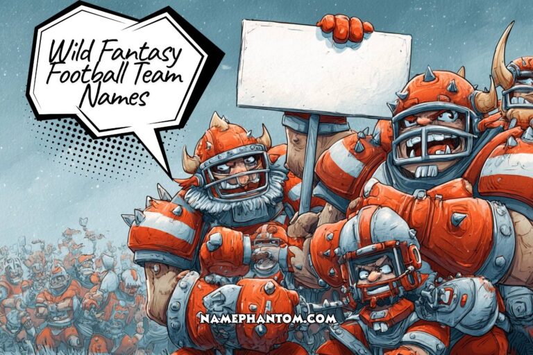 wild fantasy football team names