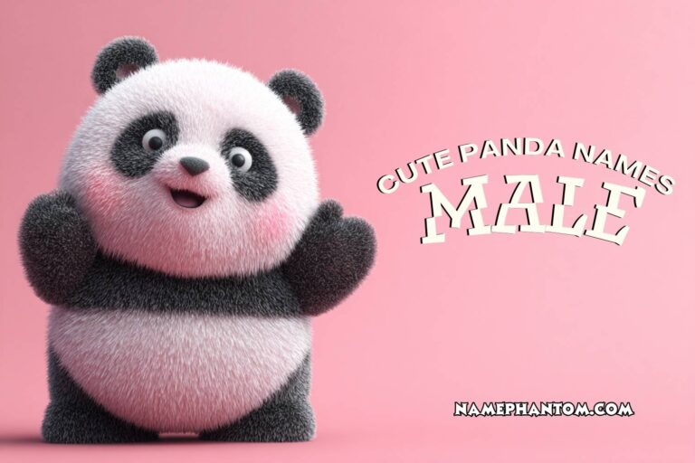 cute panda names male